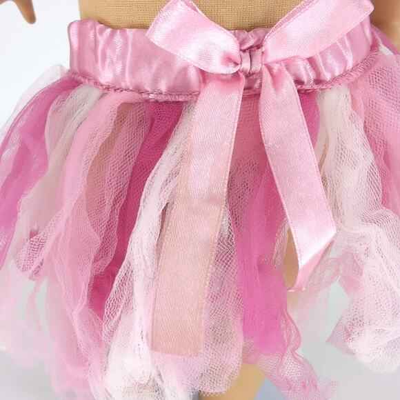 Unbranded Pink & White Tulle Ballet Style Pull On Skirt Tutu for 18" Dolls - GUC - Picture 7 of 11